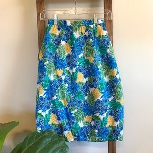 Blue Pineapple Skirt